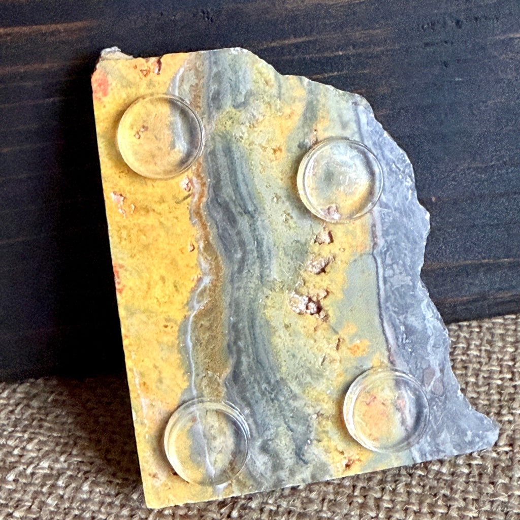 Elite Shungite Nugget & Jasper Star | On Bumblebee Jasper 6