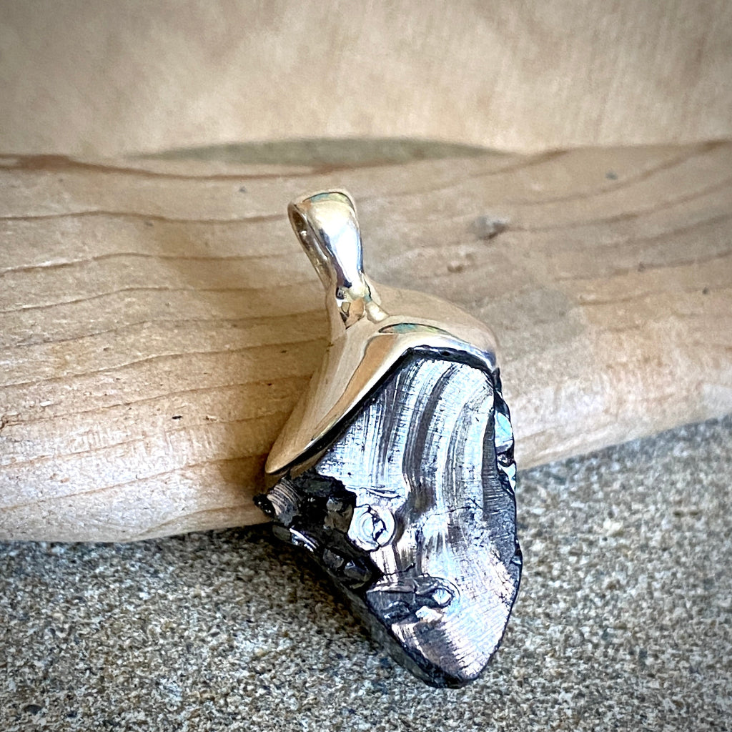 Elite Shungite Pendant | 10.8 g Sterling Silver Lost Wax Casting 3