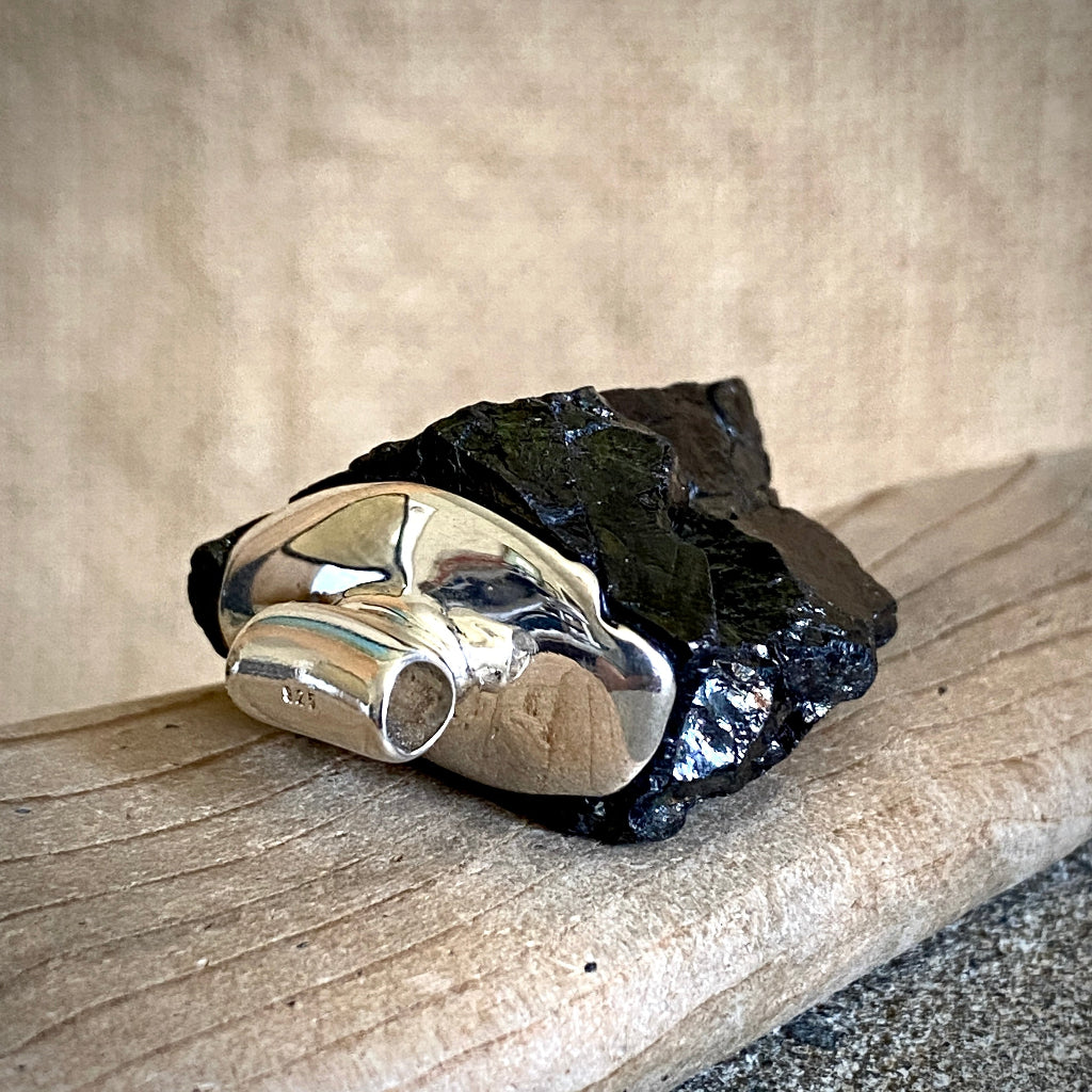Elite Shungite Pendant | 16.4 g Sterling Silver Lost Wax Casting 2