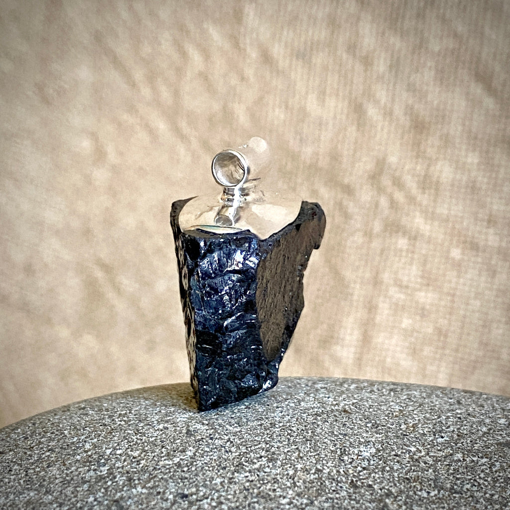 Elite Shungite Pendant | 16.4 g Sterling Silver Lost Wax Casting 4