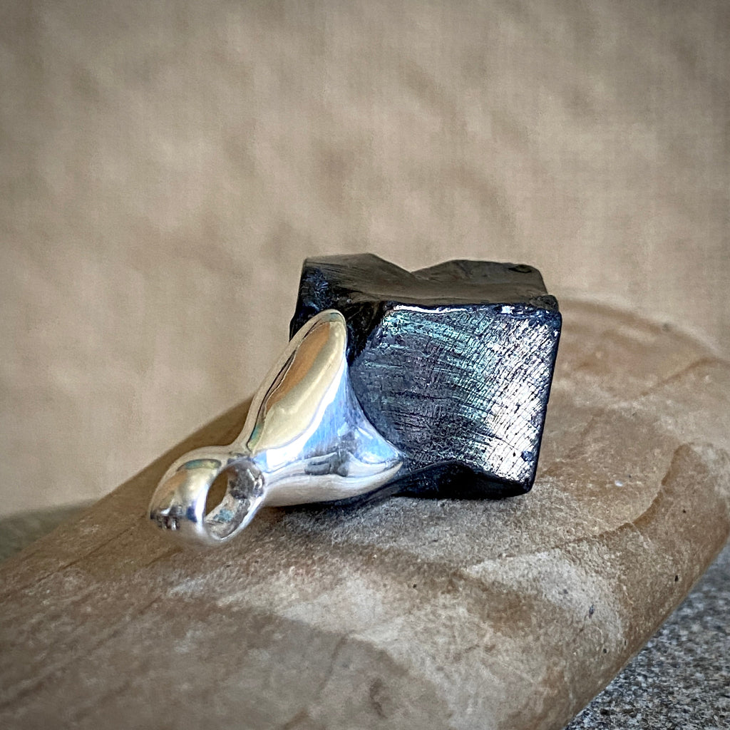Elite Shungite Pendant | 7.0 g Sterling Silver Lost Wax Casting 2