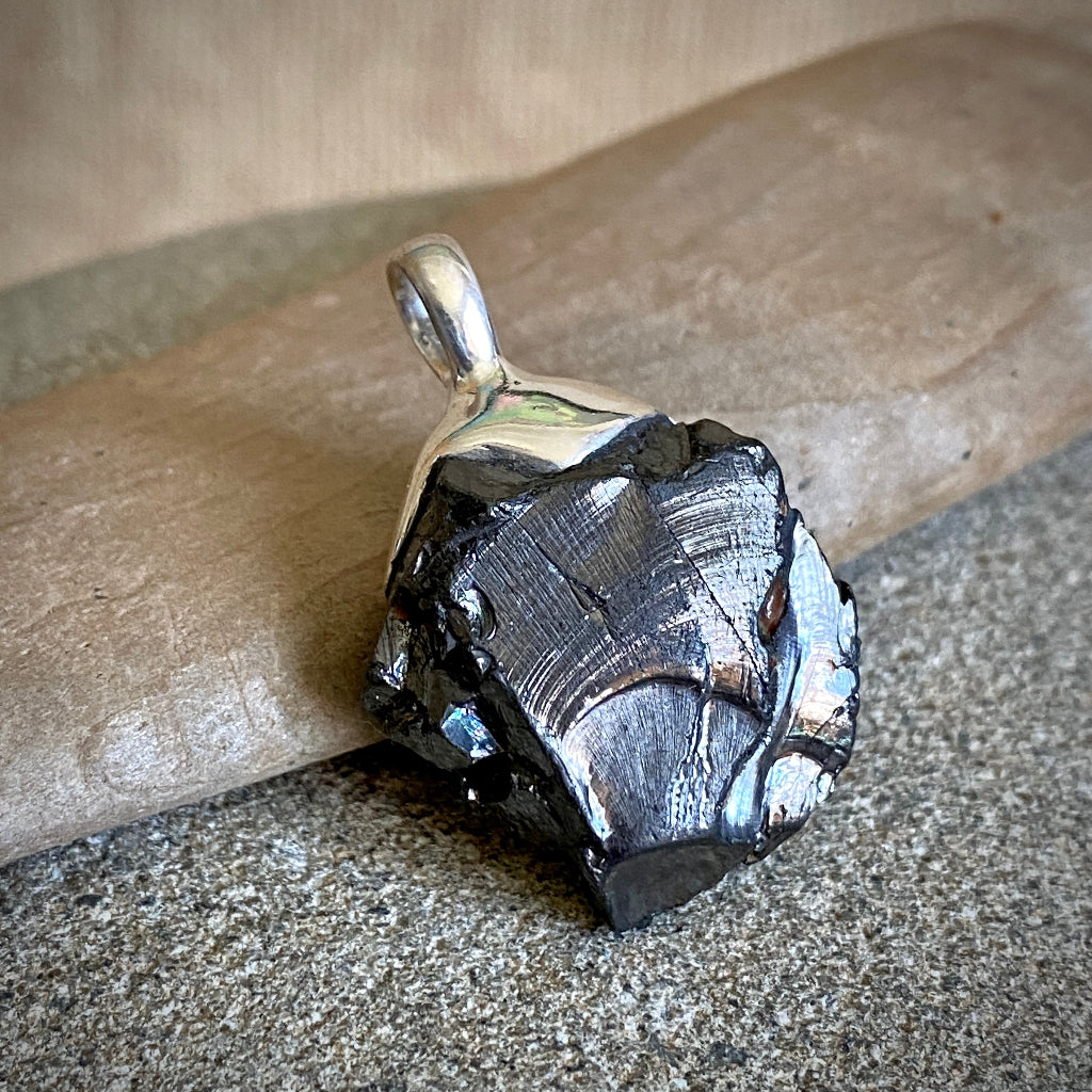 Elite Shungite Pendant | 8.5 g Sterling Silver Lost Wax Casting