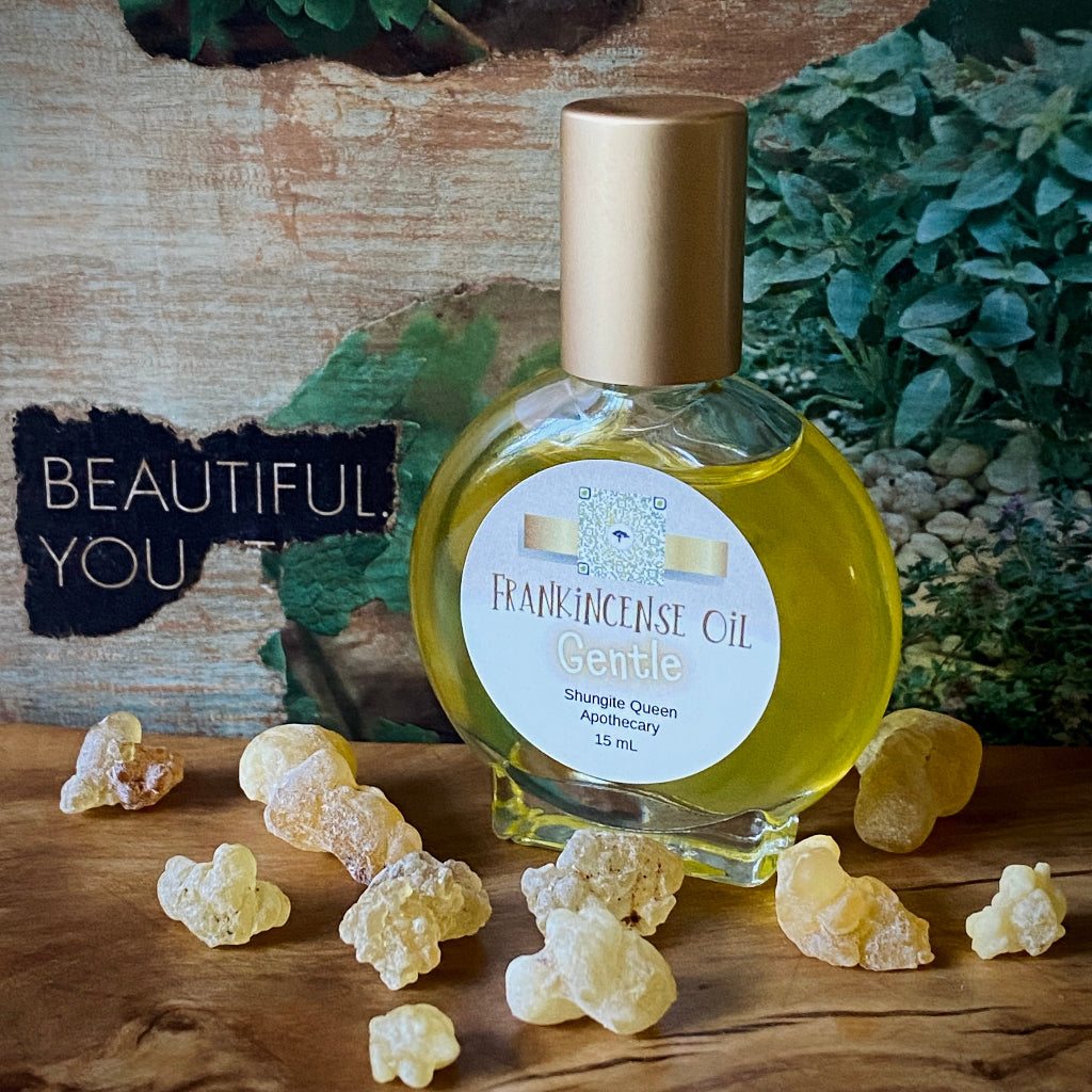 Frankincense Carterii Resin Infused oil, Gentle, 35% Boswellic Acids roll-on