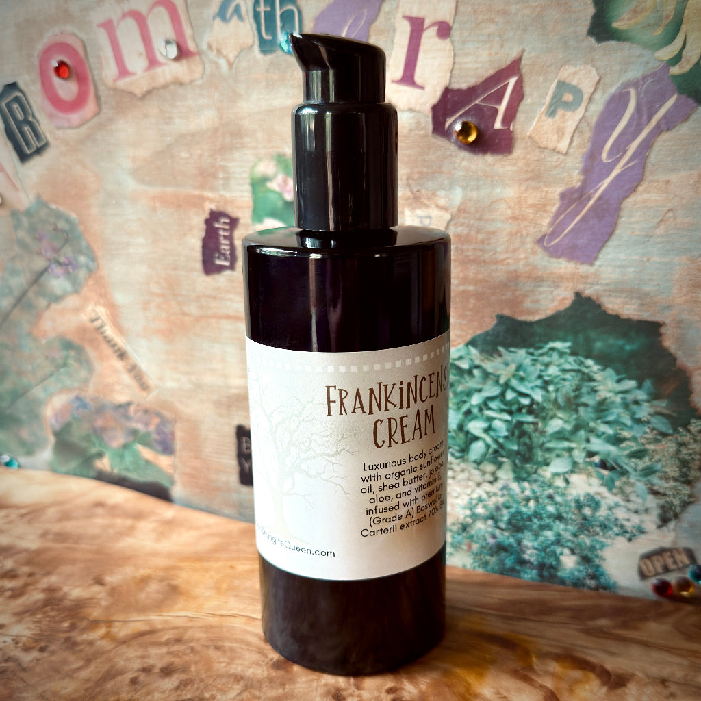 Frankincense Cream | Boswellia Carterii Extract Infused, 70% BA bottle