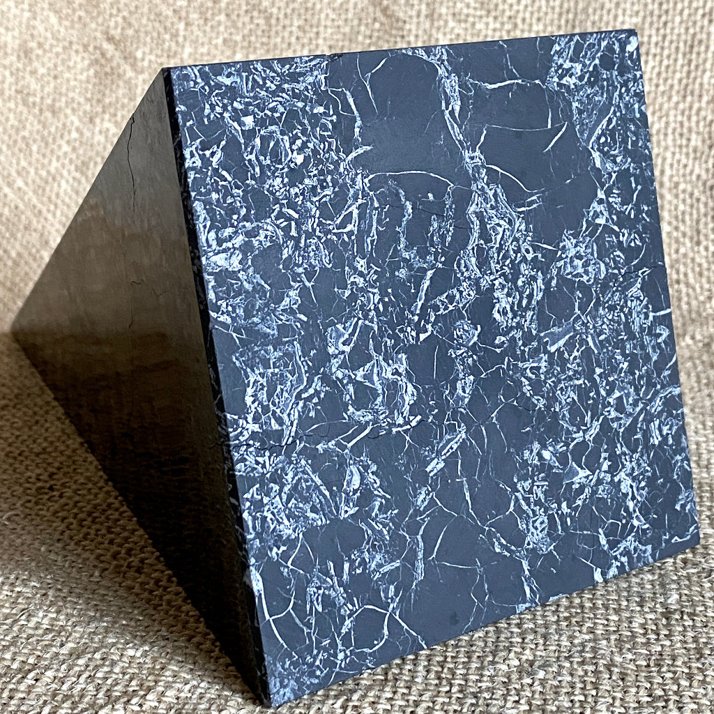 High Shungite Pyramid 4 Inch Case | PRICE REDUCED base