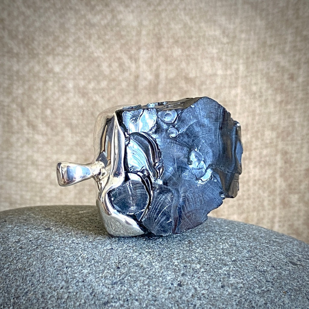 Elite Shungite Pendant, 20g, Sterling Silver Lost Wax Casting