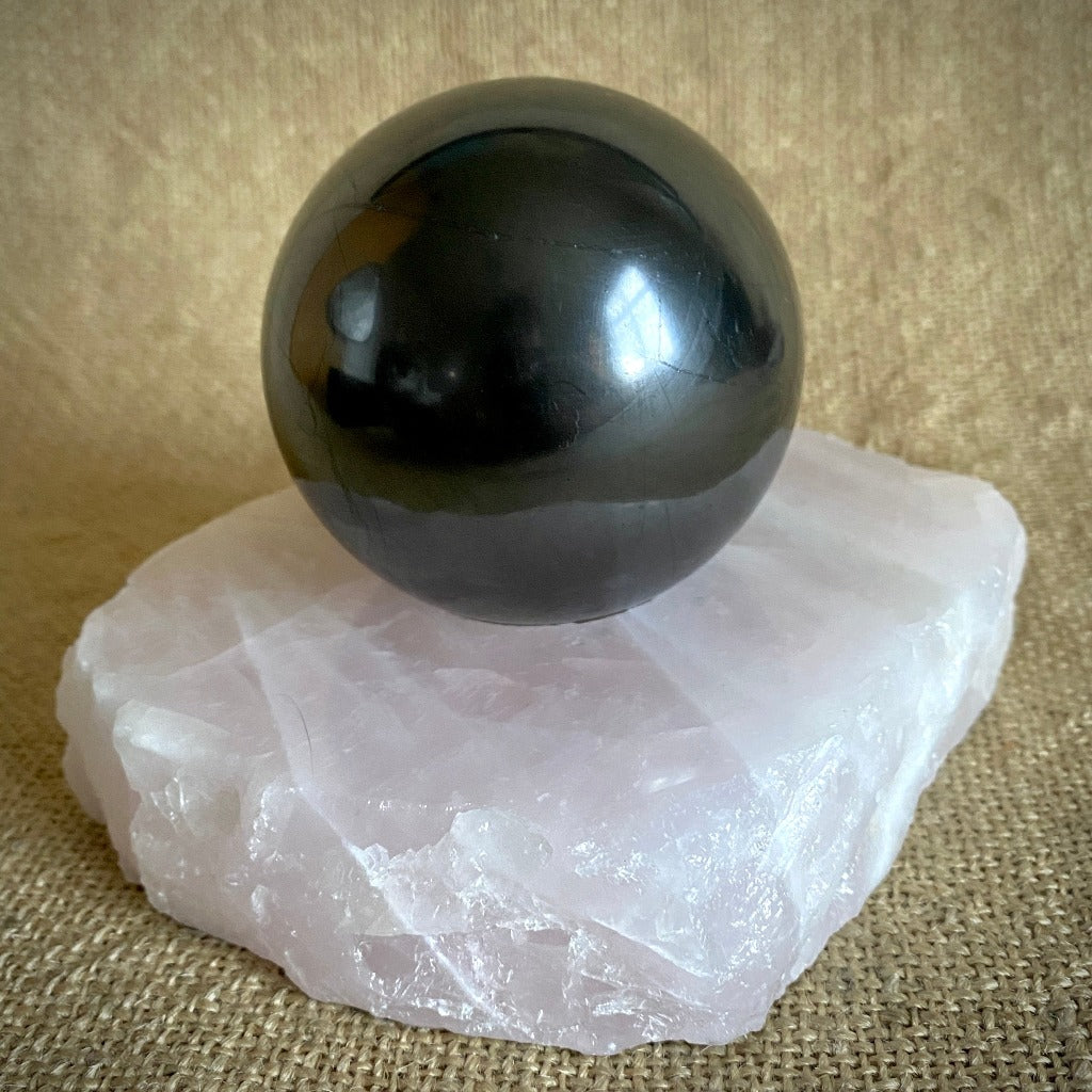 3 inch Quartz Crystal Ball with Stand