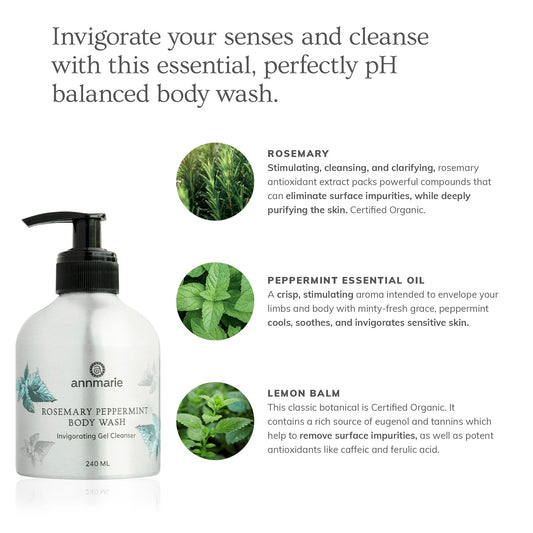 Rosemary Peppermint Hand & Body Wash 240ml