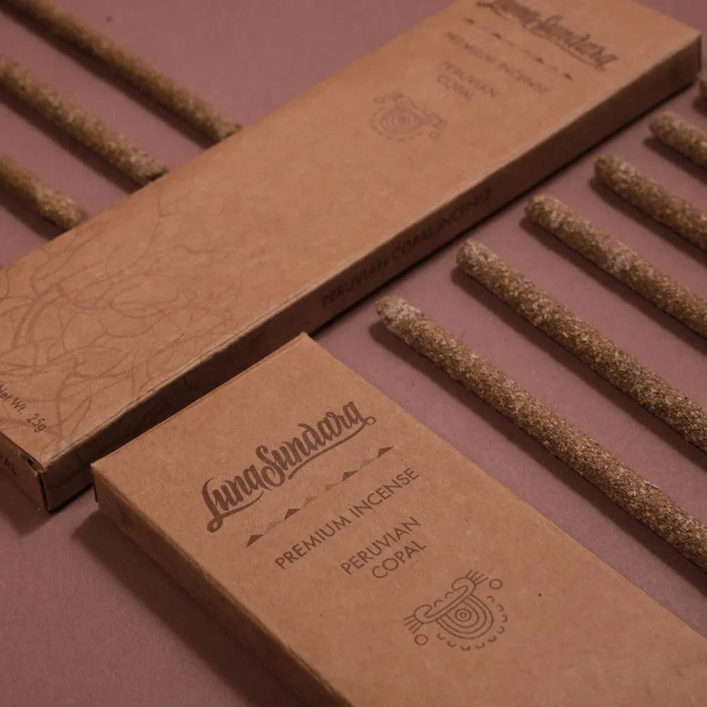 Grey Copal Hand Rolled Incense Sticks | 100% Wild Peruvian Copal