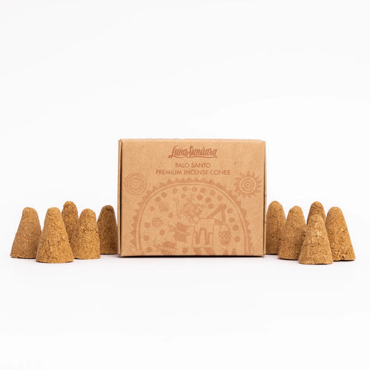 Premium Palo Santo Incense Cones (Box of 10)