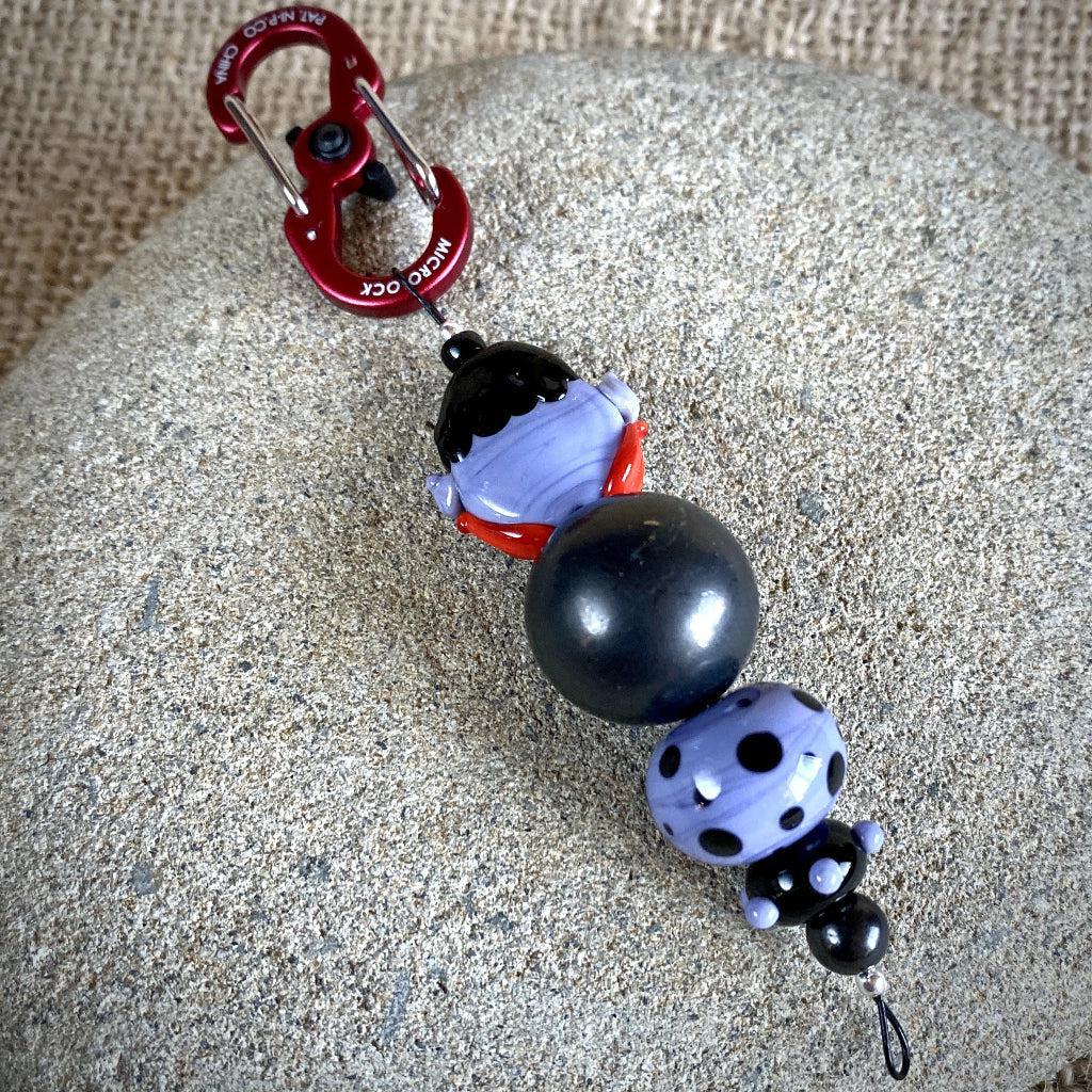 Shungite & Dracula Halloween Clip-On Necklace - Shungite Queen
