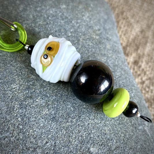 Shungite & Mummy Halloween Clip-On Necklace - Shungite Queen