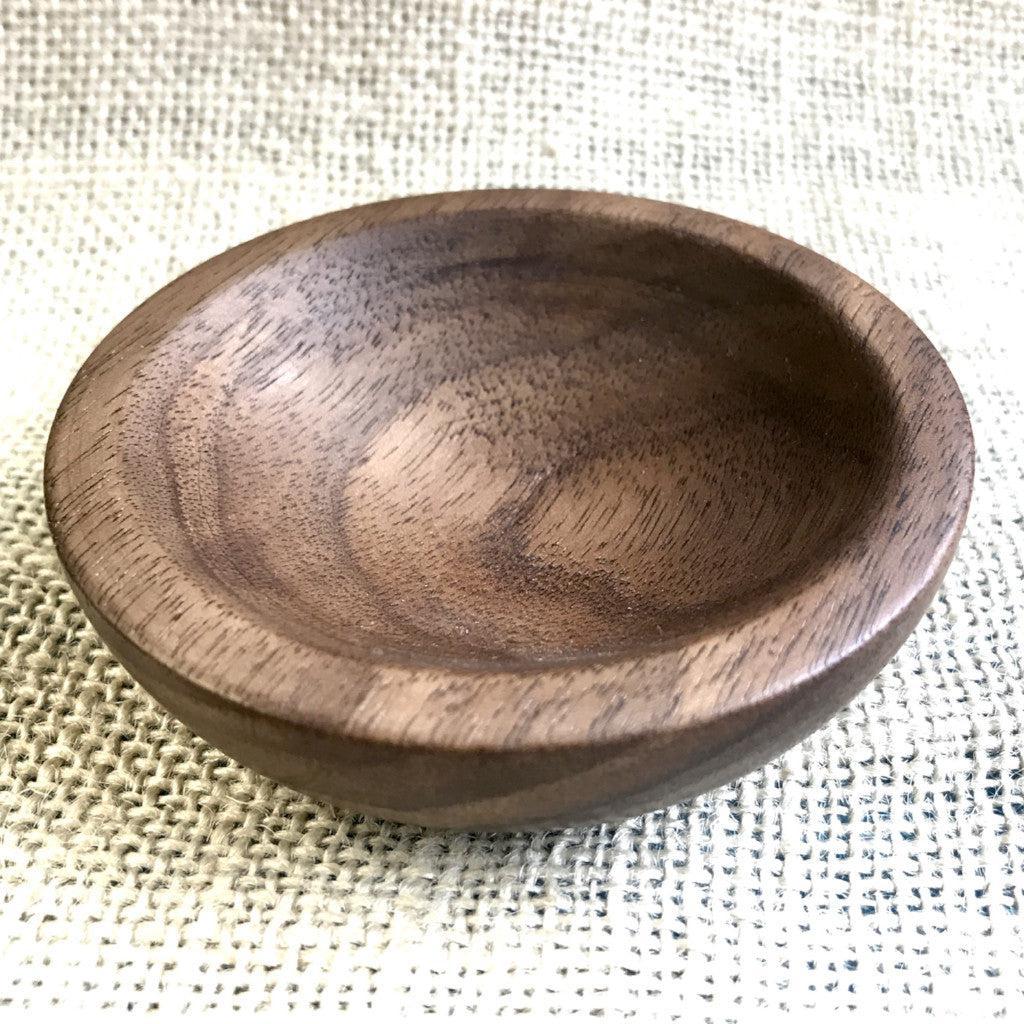 Shungite Sphere on Baltic Amber in Custom Wood Bowl, Purification - Shungite Queen