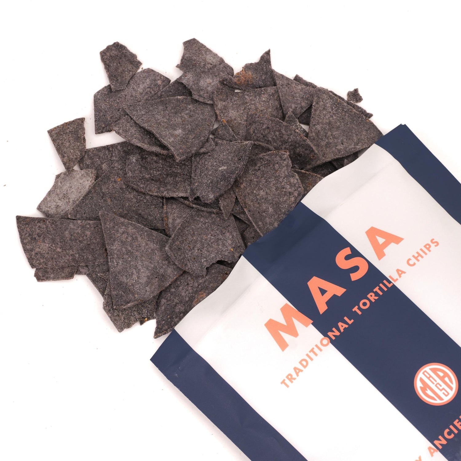 Masa chips in a bag