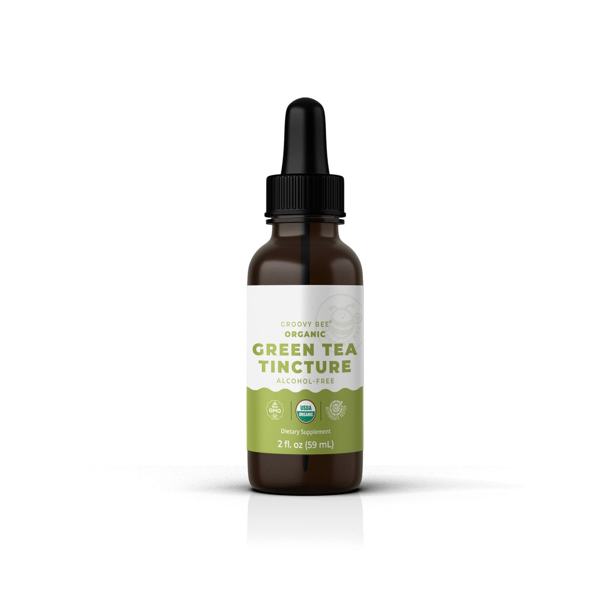 Organic Green Tea Tincture (Alcohol-Free) 2 fl oz (59 ml)