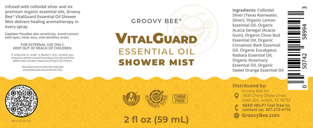 VitalGuard Essential Oil Shower Mist 2 fl. oz (59 ml)
