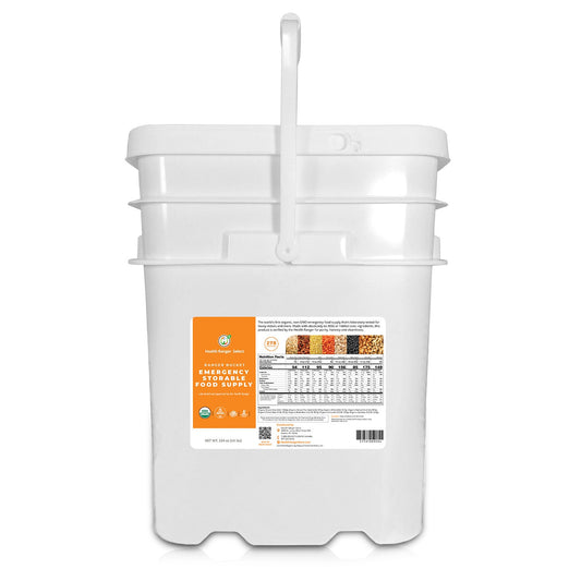 Ranger Bucket Set | Organic Emergency Storable Food Supply