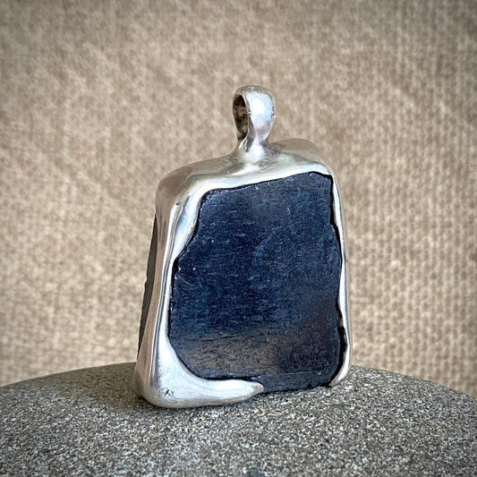 BIG DADDY Elite Shungite Pendant 40g Sterling Silver Lost Wax Casting