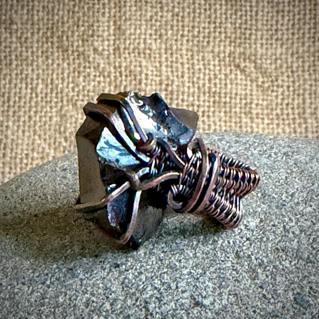 Elite Shungite Pendant | 10.5 g Antiqued Copper Setting
