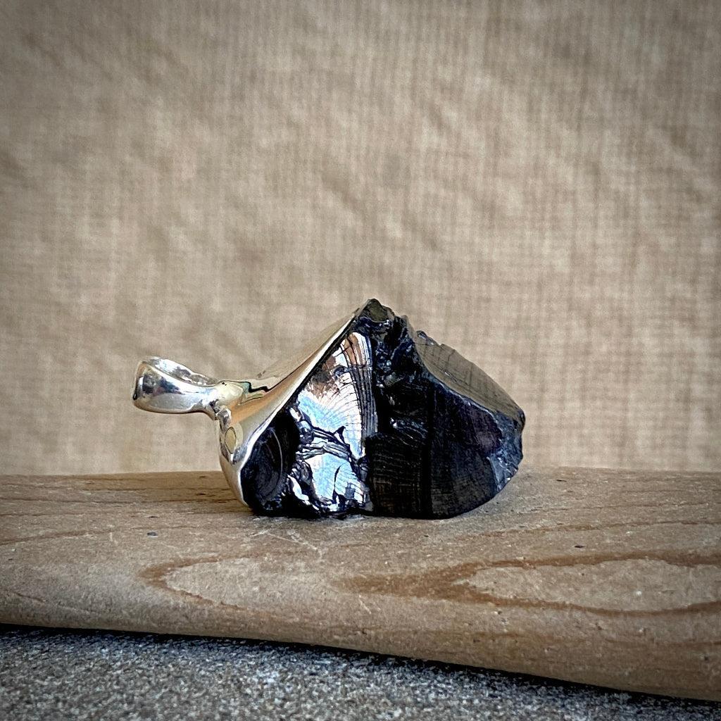 Elite Shungite Pendant | 10.8 g Sterling Silver Lost Wax Casting