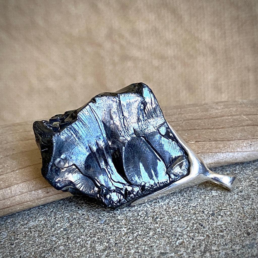 Elite Shungite Pendant | 11.2 g Sterling Silver Lost Wax Casting