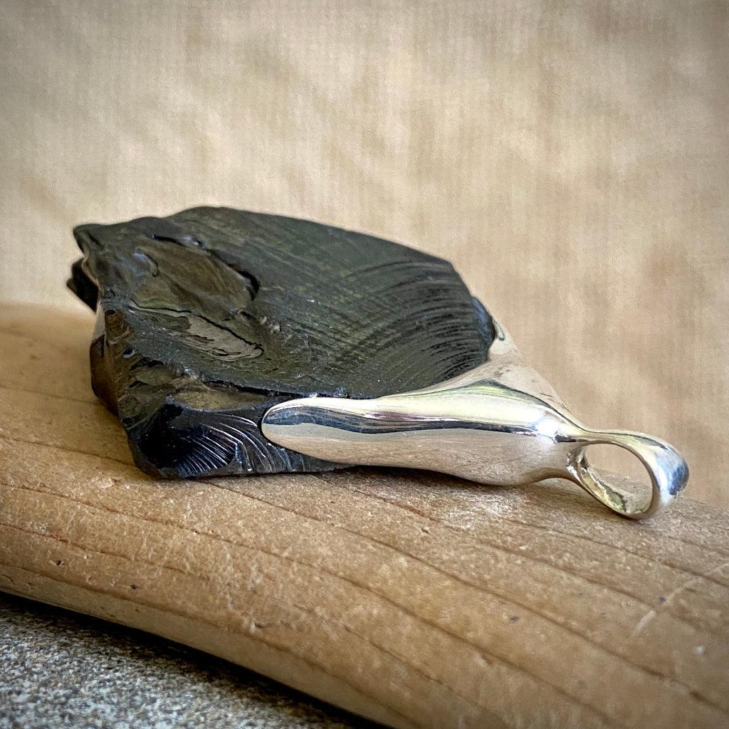 Elite Shungite Pendant | 11.2 g Sterling Silver Lost Wax Casting