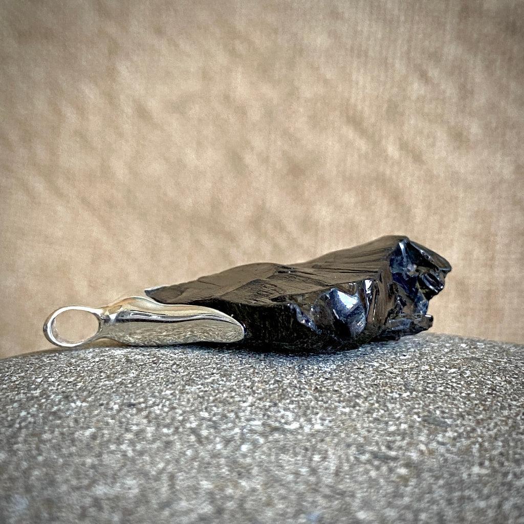 Elite Shungite Pendant | 11.2 g Sterling Silver Lost Wax Casting