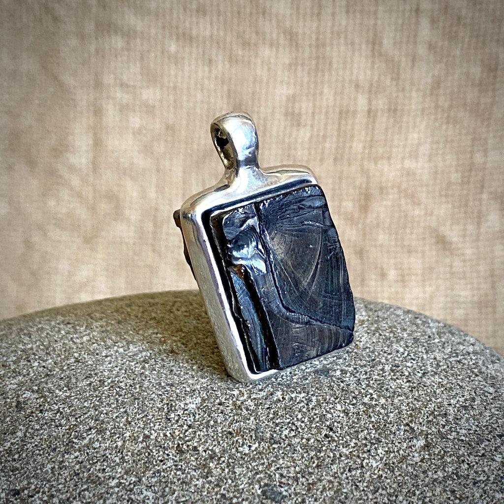 Elite Shungite Pendant | 14.5 g Sterling Silver Lost Wax Casting