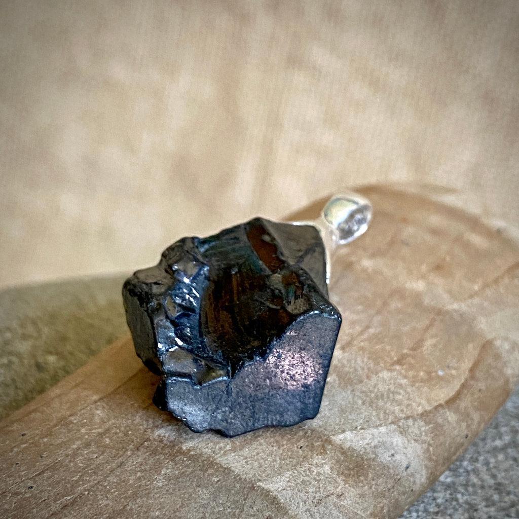 Elite Shungite Pendant | 7.0 g Sterling Silver Lost Wax Casting
