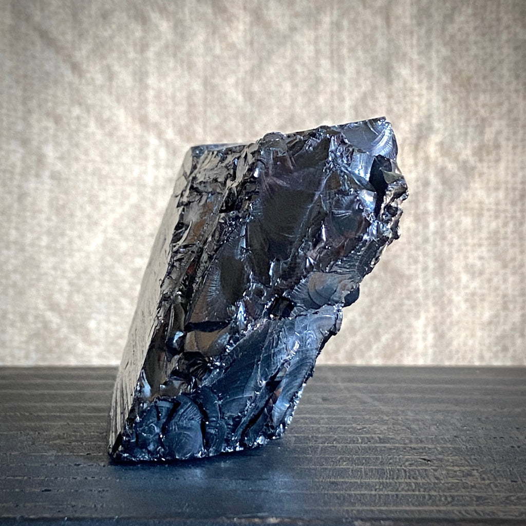 Elite Shungite Nugget 42g | Olive Wood Bowl, Crystal Quartz 4