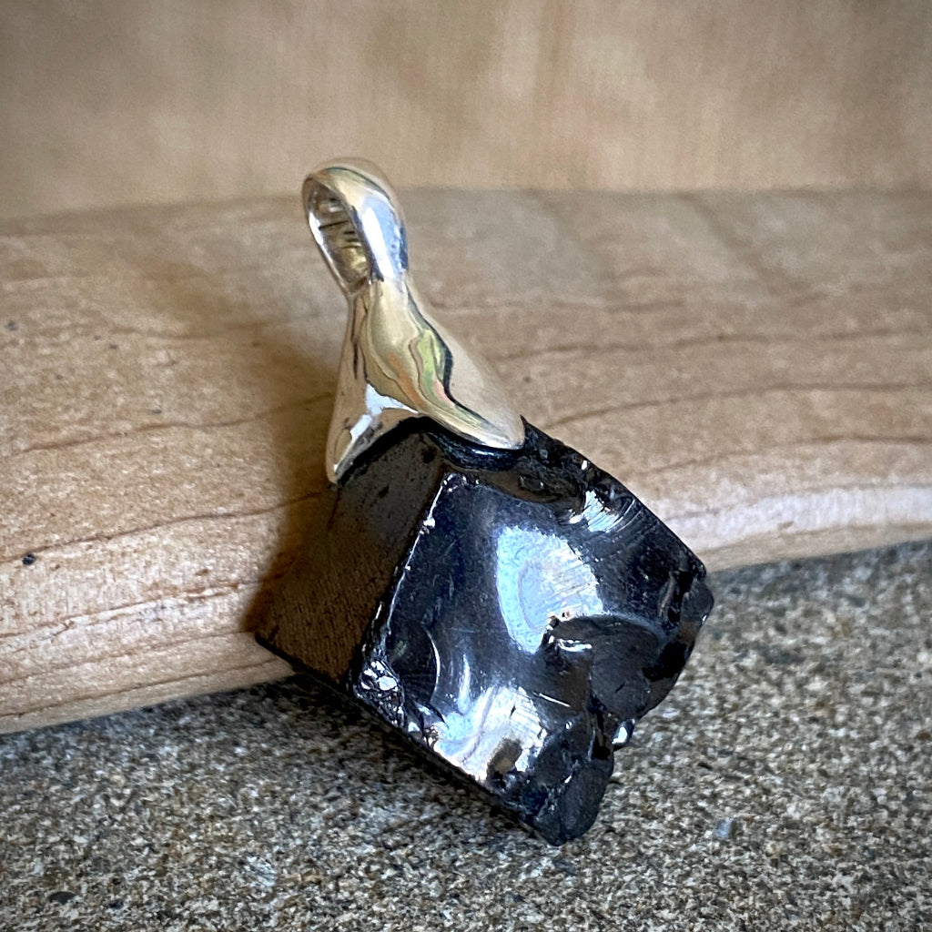 Elite Shungite Pendant | 7.0 g Sterling Silver Lost Wax Casting