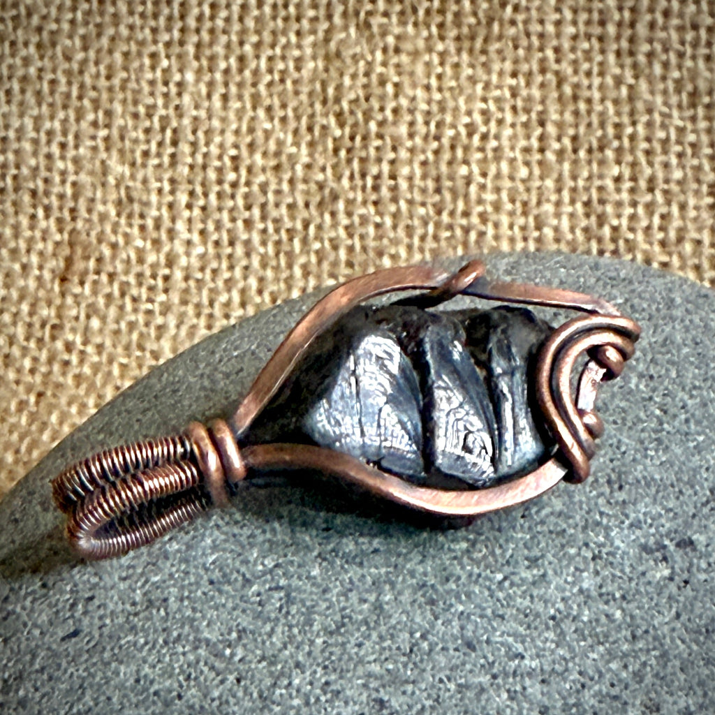 Elite Shungite Pendant | 8g Antiqued Copper Setting