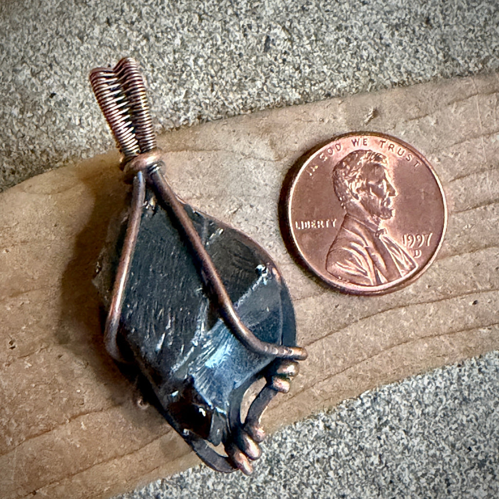 Elite Shungite Pendant | 8g Antiqued Copper Setting 4