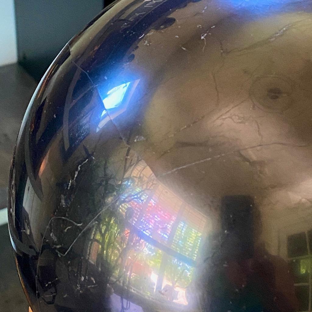 Enormous Shungite Sphere 8 Inch | PRICE REDUCED - Hairline Crack