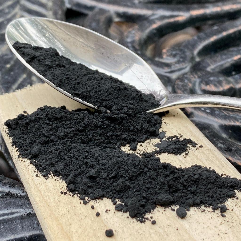 Fine Black Shungite Powder for Gardening & Other Applications - Shungite Queen