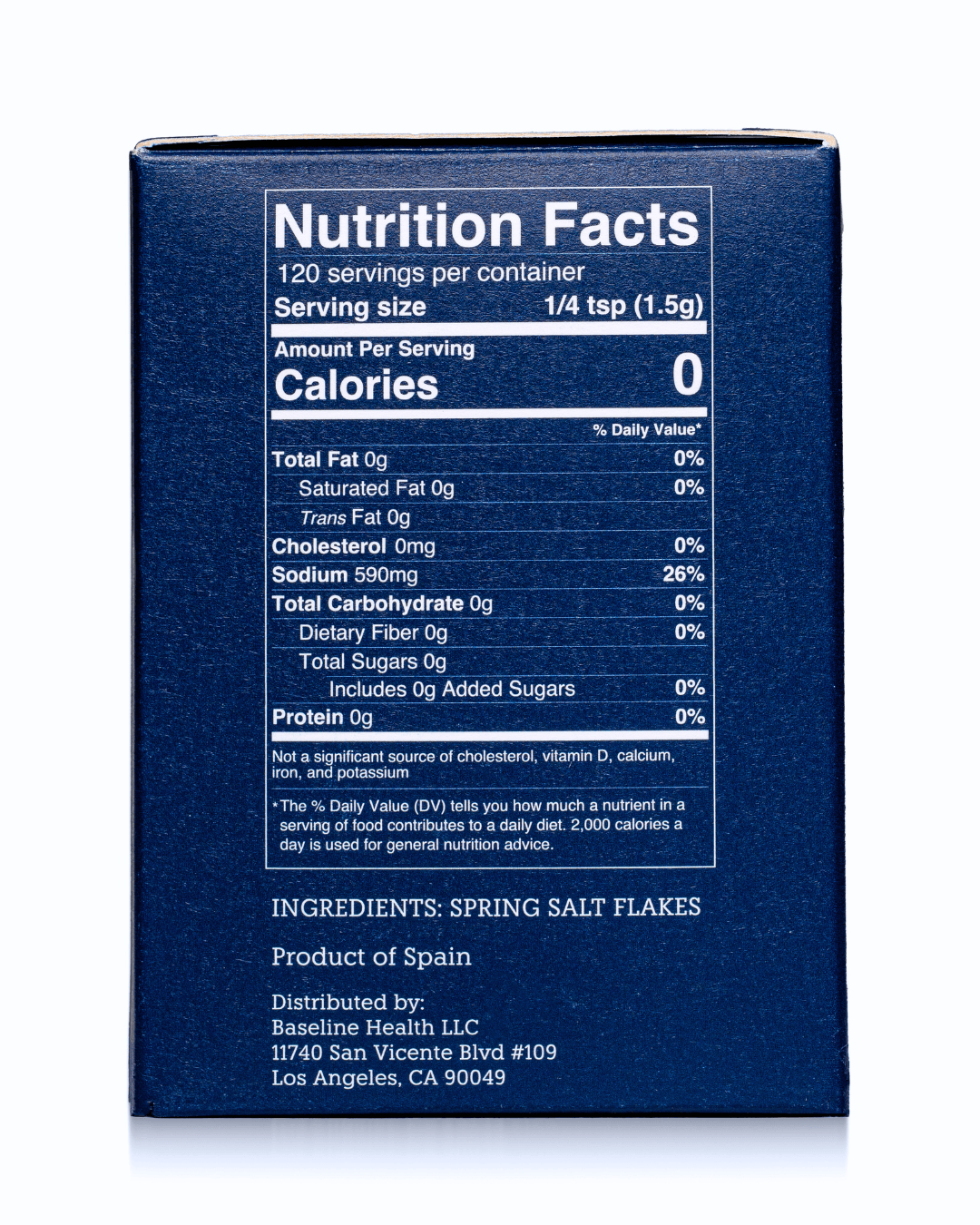 Flake Spring Salt (180g) | Microplastic Free