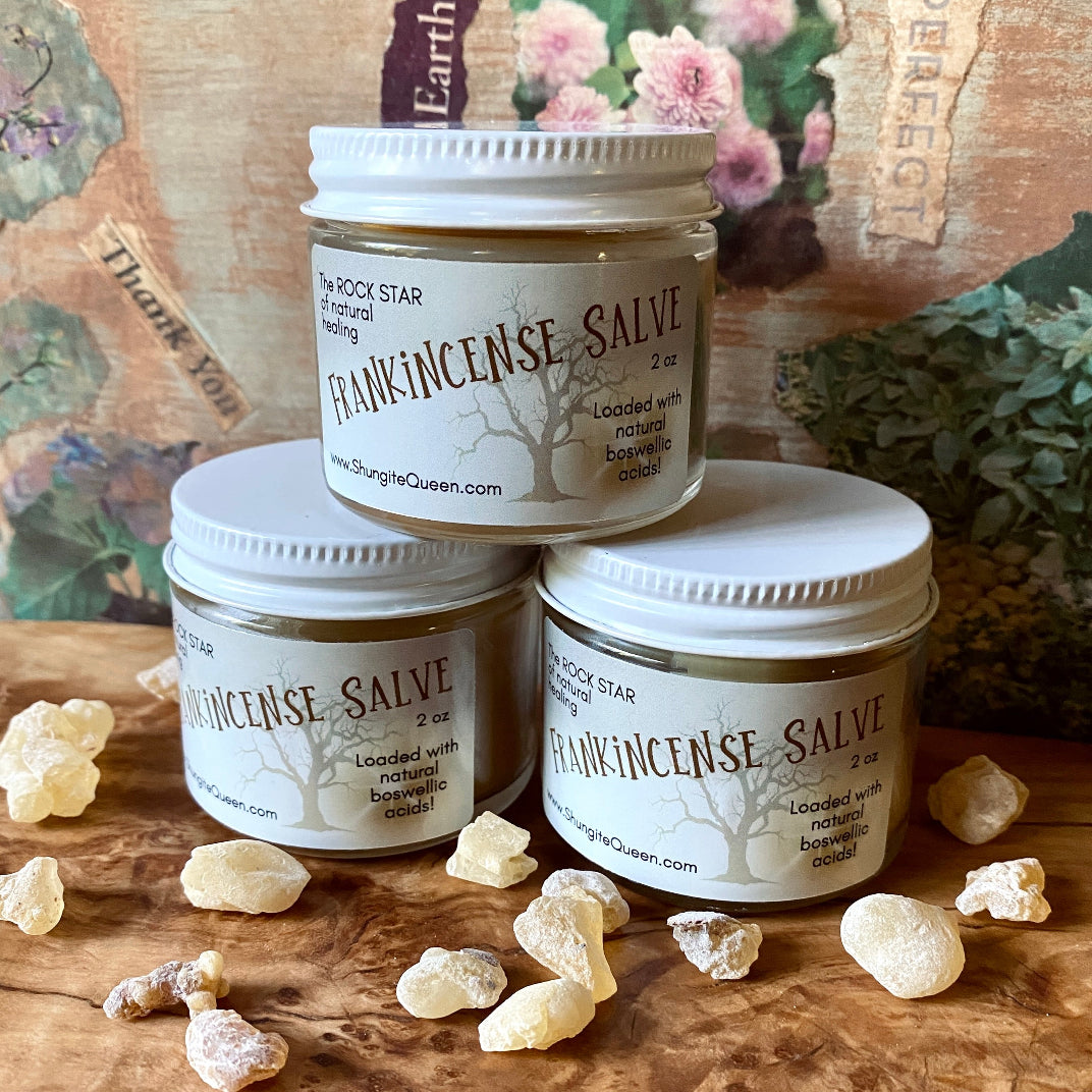 Frankincense Carterii Salve with Myrrh, Boswellic Acids, 2 oz. multiple