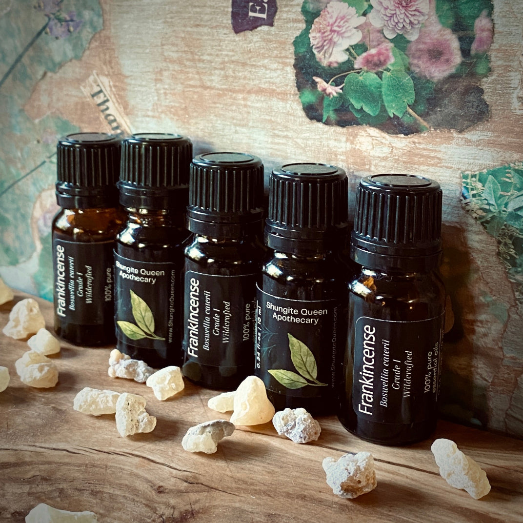 Frankincense Essential Oil, Boswellia Carterii Grade A Premium, 10mL Line