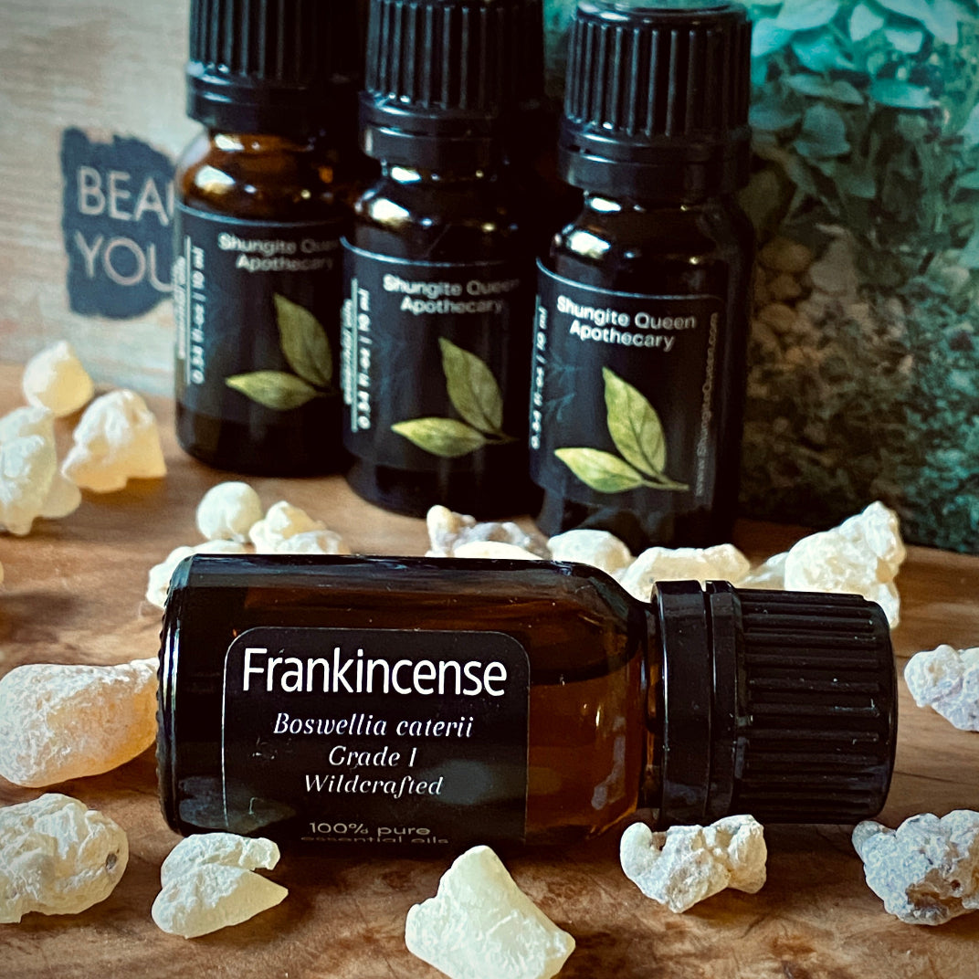 Frankincense Essential Oil, Boswellia Carterii Grade A Premium, 10mL Set