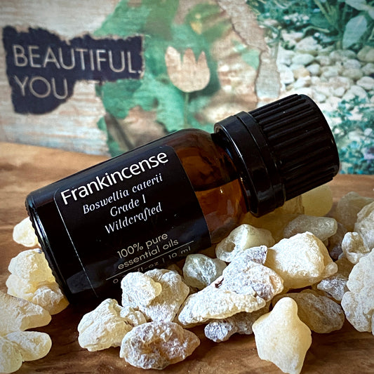 Frankincense Essential Oil, Boswellia Carterii Grade A Premium, 10mL Solo