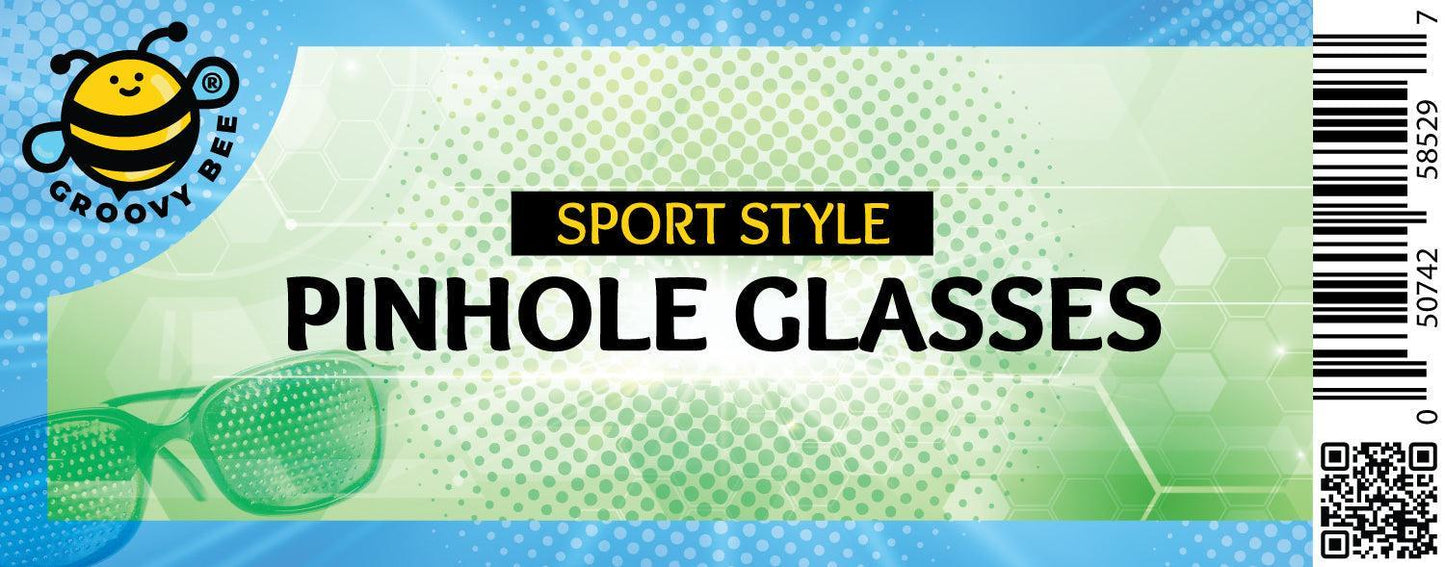 Groovy Bee Pinhole Glasses - Sports Style