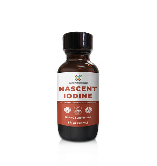 Health Ranger's Nascent Iodine 1 fl oz (30ml) | 2 Percent Strength