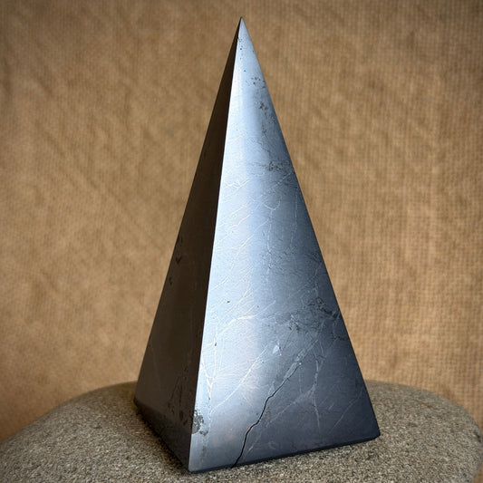 High Shungite Pyramid 2 Inch Base | PRICE REDUCED