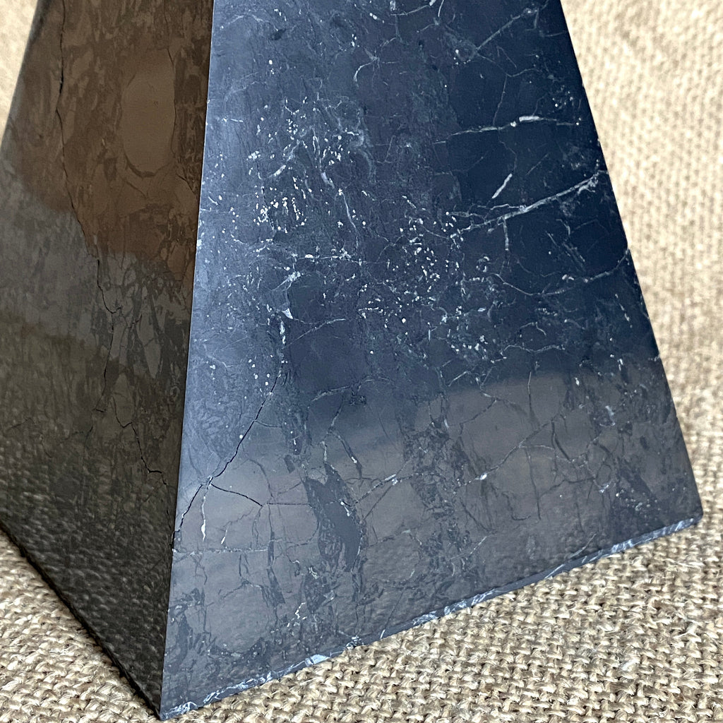 High Shungite Pyramid 4 Inch Case | PRICE REDUCED 4