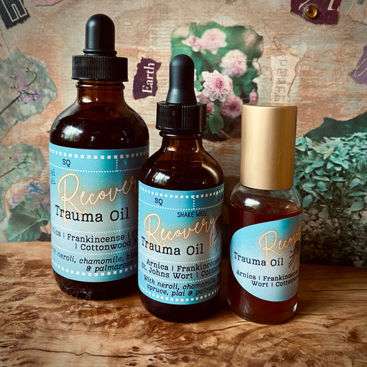 Recovery Trauma Oil | Arnica, Frankincense, SJW, Cottonwood & More