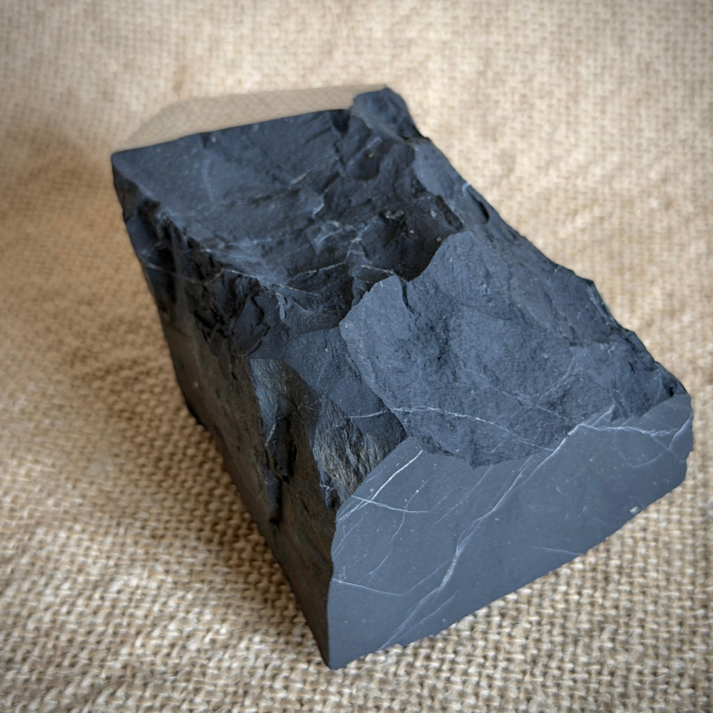 Large Raw Shungite Point | Beautifully Polished 3