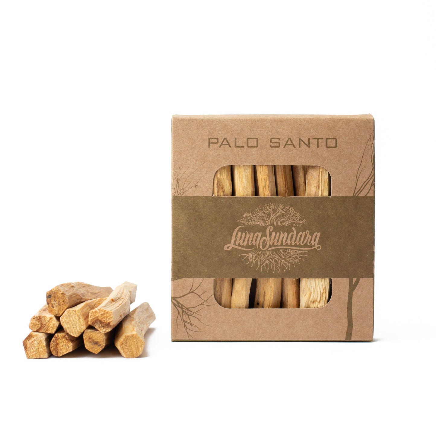 Palo Santo Smudging Sticks, Ecuador, Single Pack (8 Sticks)