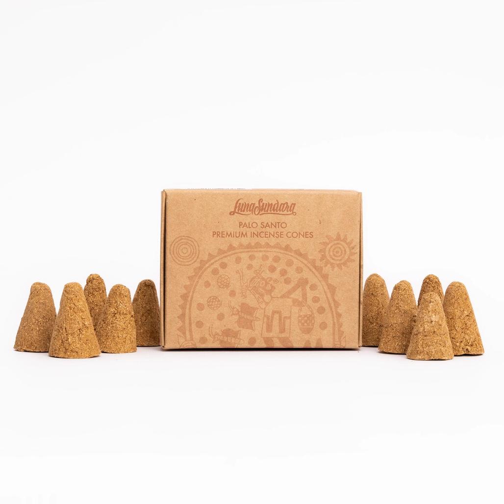 Premium Palo Santo Incense Cones (Box of 10)