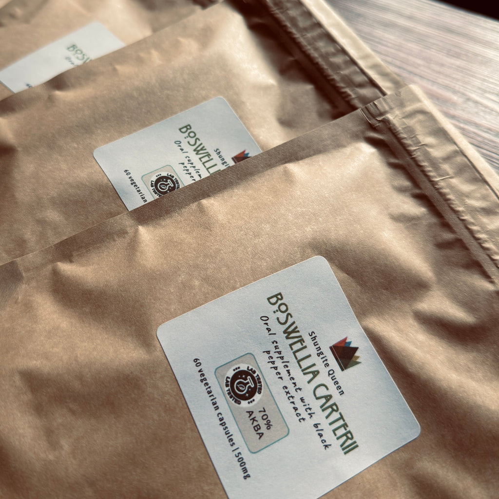 Premium Oral Boswellia Supplement With Black Pepper Extract bags