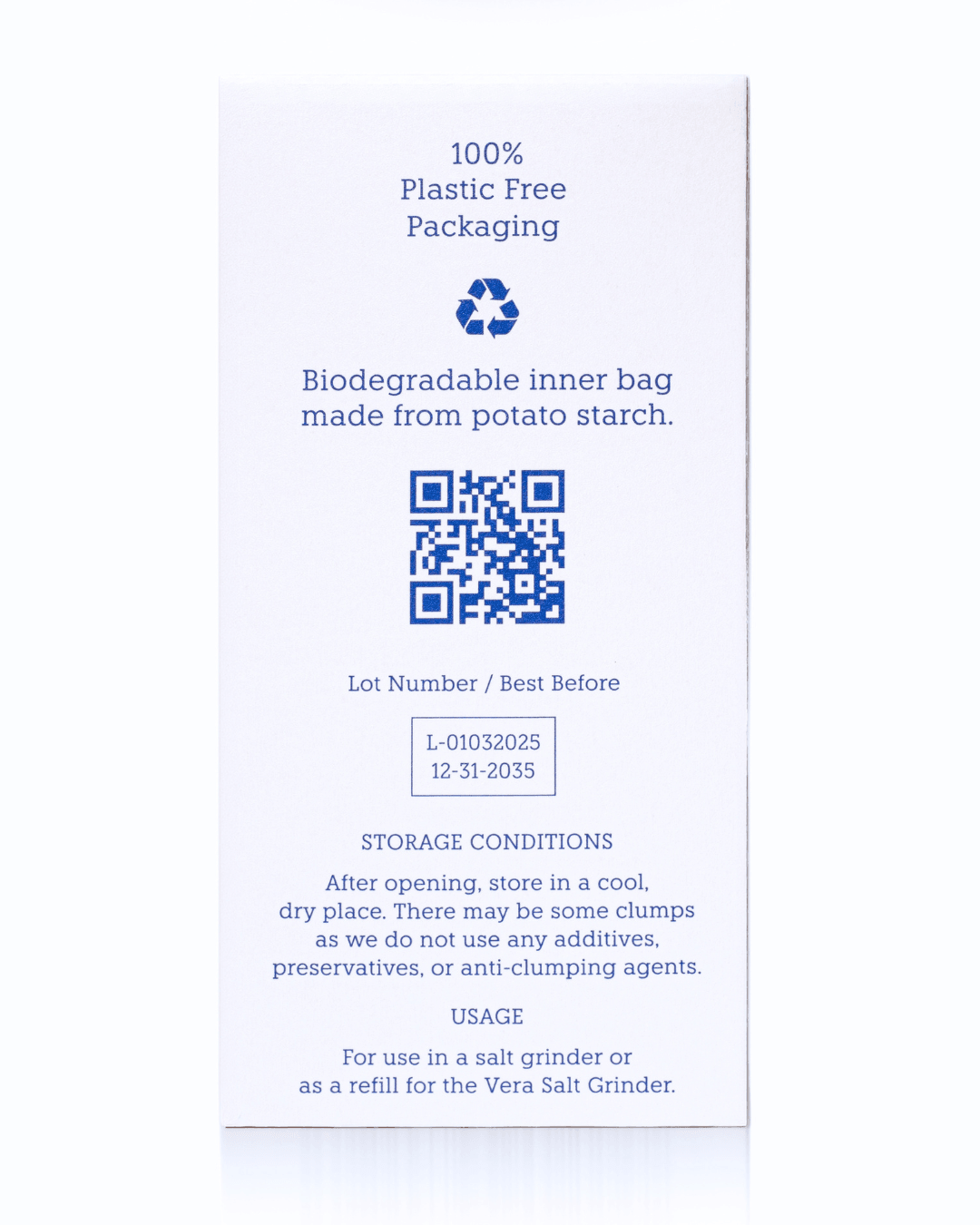 Salt Crystal Grinder Refill (350g) | Microplastic Free